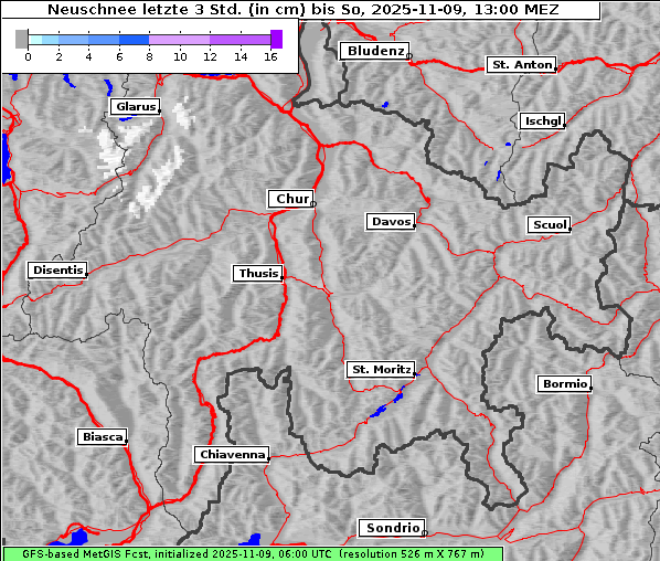 Neuschnee, 9. 11. 2025