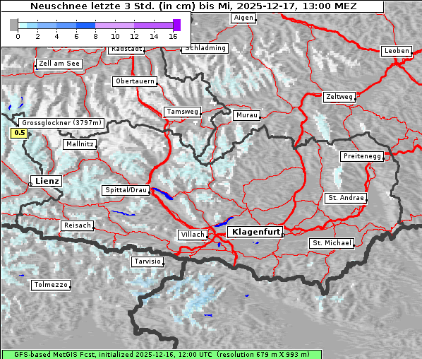 Neuschnee, 17. 12. 2025