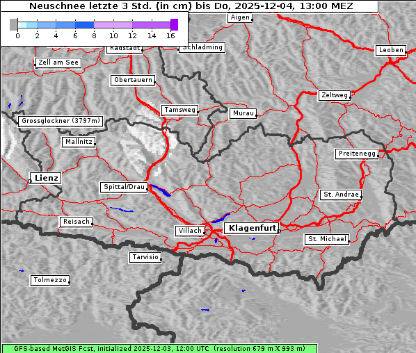 Neuschnee, 4. 12. 2025