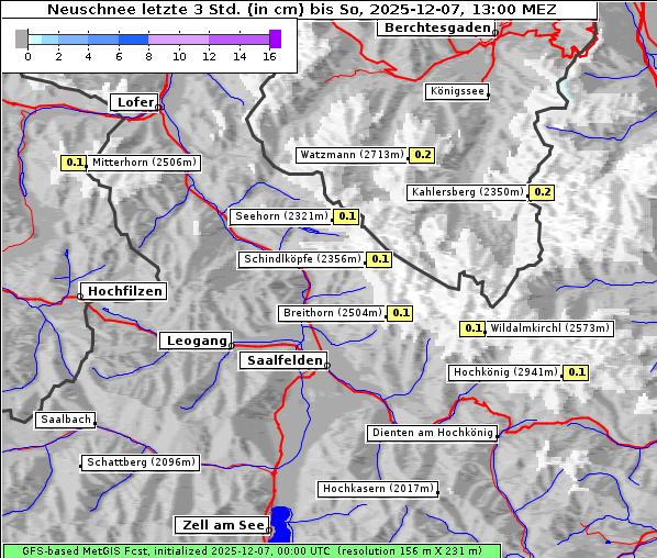 Neuschnee, 7. 12. 2025