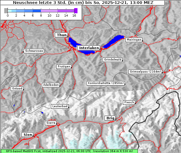 Neuschnee, 21. 12. 2025