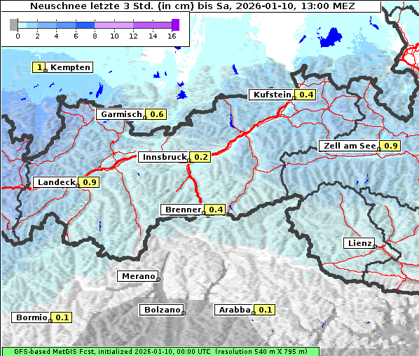 Neuschnee, 10. 1. 2026