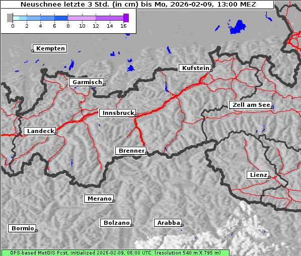 Neuschnee, 9. 2. 2026