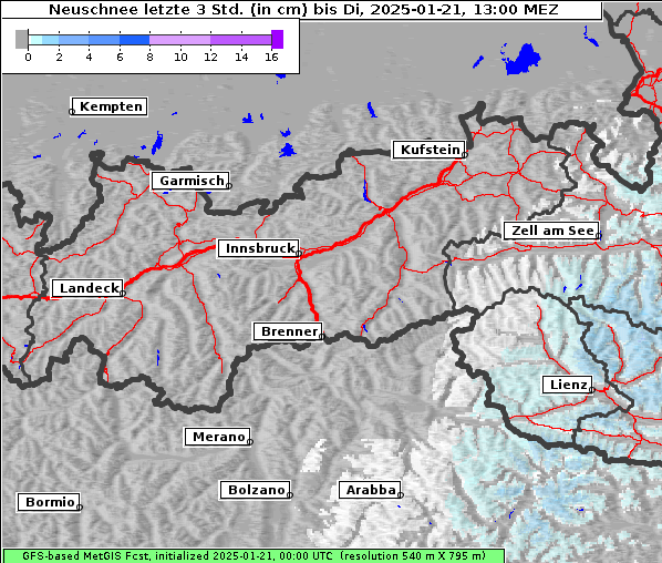 Neuschnee, 21. 1. 2025