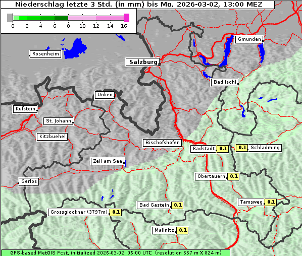 Niederschlag, 2. 3. 2026