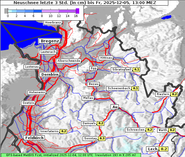 Neuschnee, 5. 12. 2025