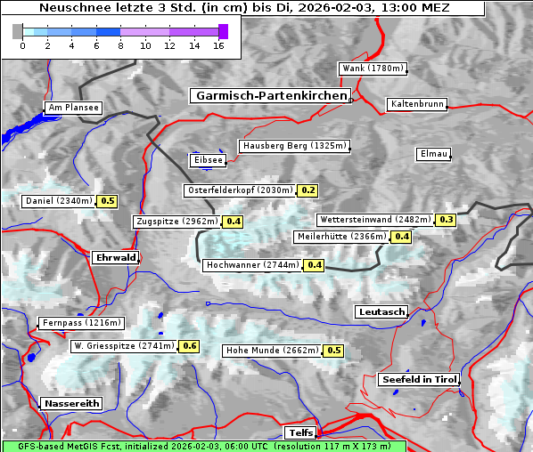 Neuschnee, 3. 2. 2026