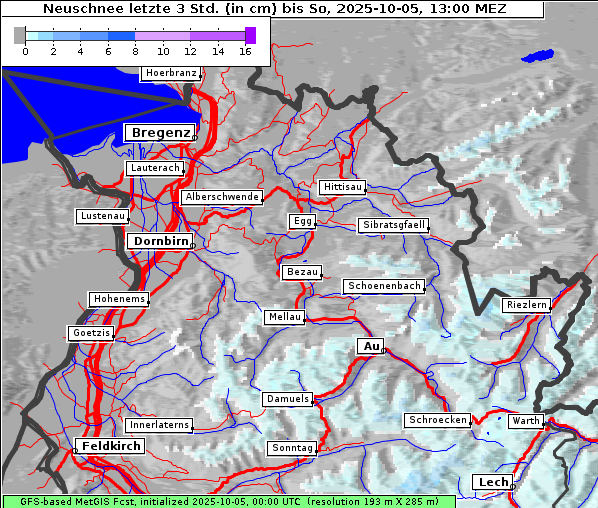 Neuschnee, 5. 10. 2025