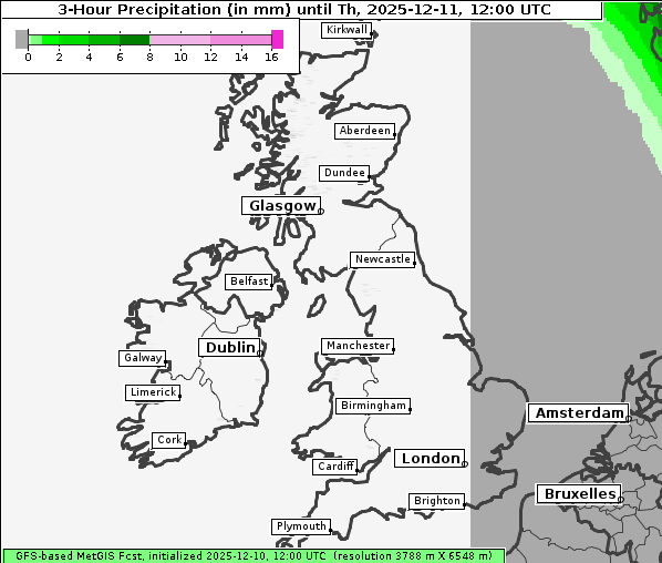 Niederschlag, 11. 12. 2025