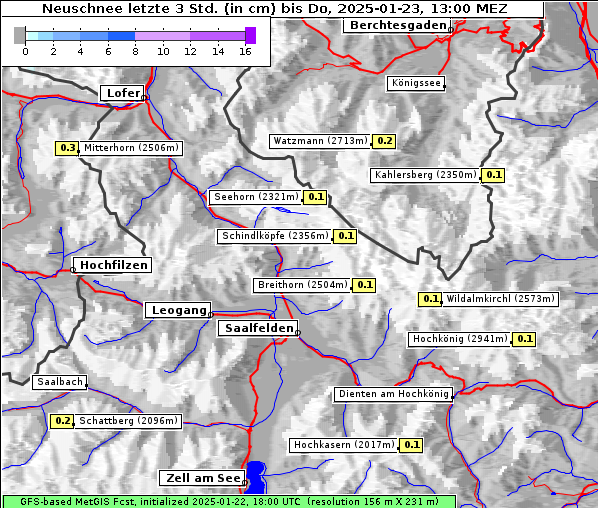 Neuschnee, 23. 1. 2025