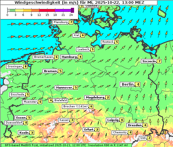 Wind, 22. 10. 2025