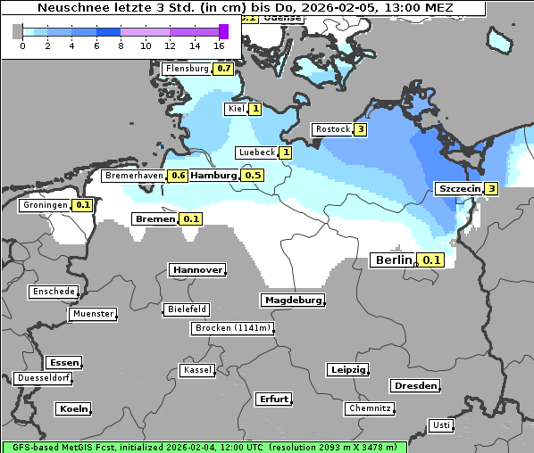 Neuschnee, 5. 2. 2026