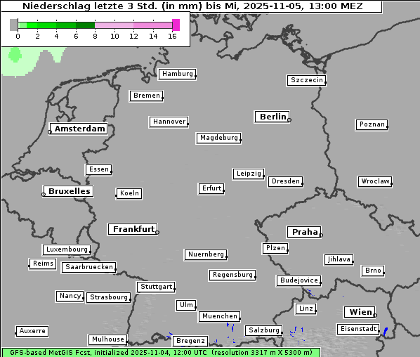 Niederschlag, 5. 11. 2025