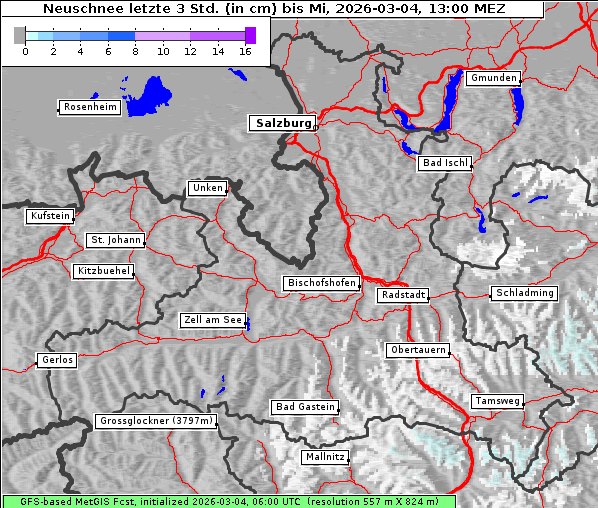 Neuschnee, 4. 3. 2026