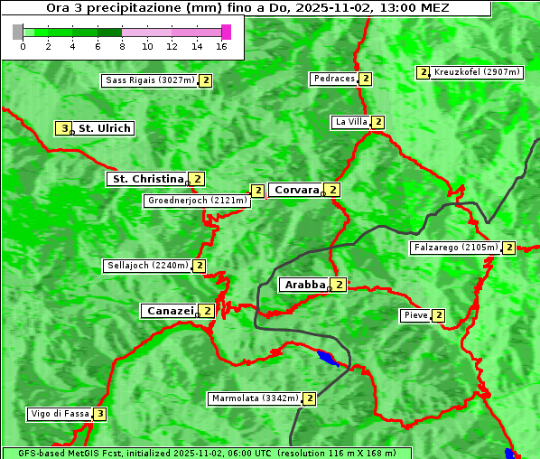 Niederschlag, 2. 11. 2025