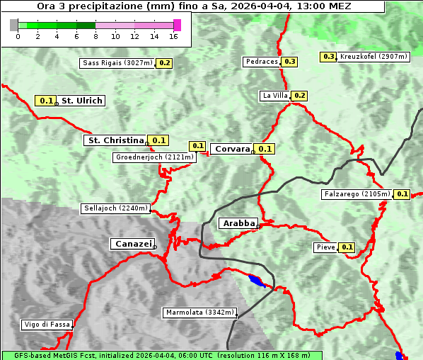 Niederschlag, 4. 4. 2026