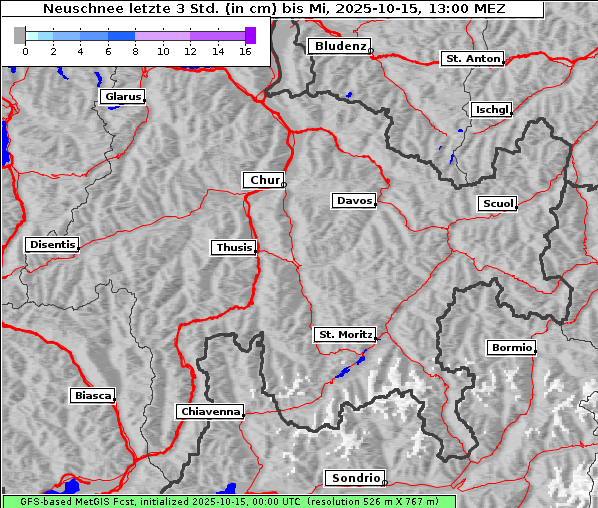 Neuschnee, 15. 10. 2025
