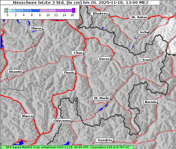 Neuschnee, 18. 11. 2025