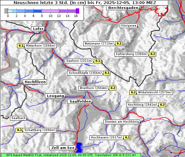 Neuschnee, 5. 12. 2025