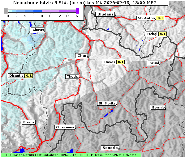 Neuschnee, 18. 2. 2026