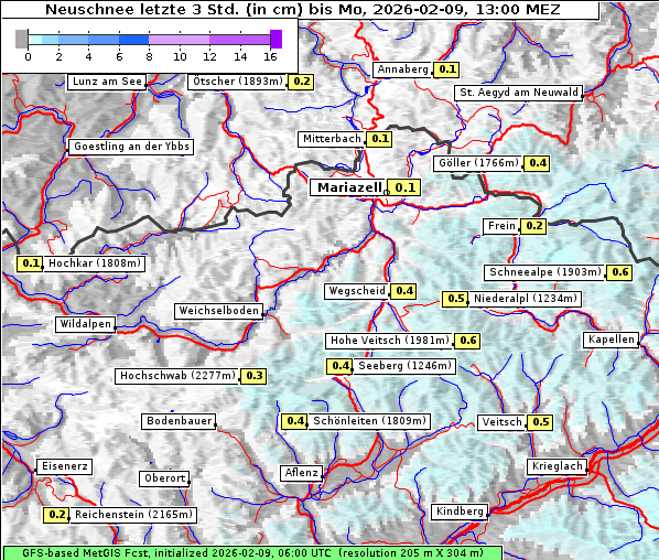 Neuschnee, 9. 2. 2026