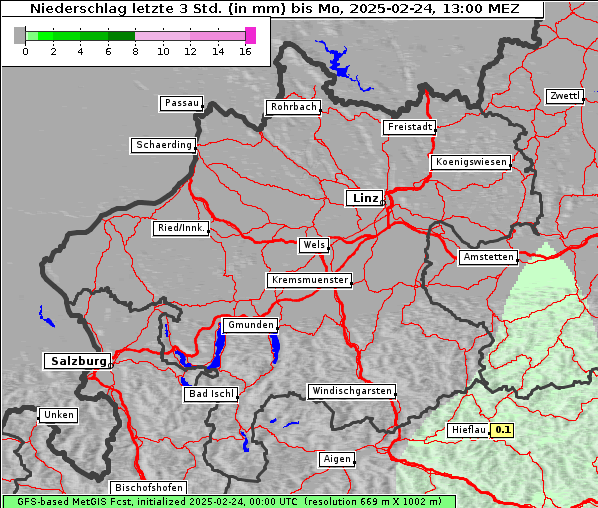 Niederschlag, 24. 2. 2025