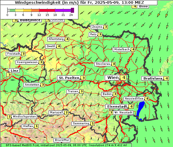 Wind, 9. 5. 2025