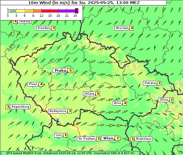 Wind, 25. 5. 2025