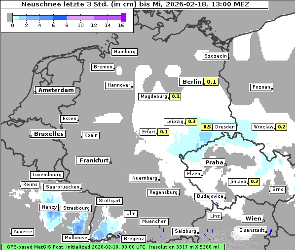 Neuschnee, 18. 2. 2026