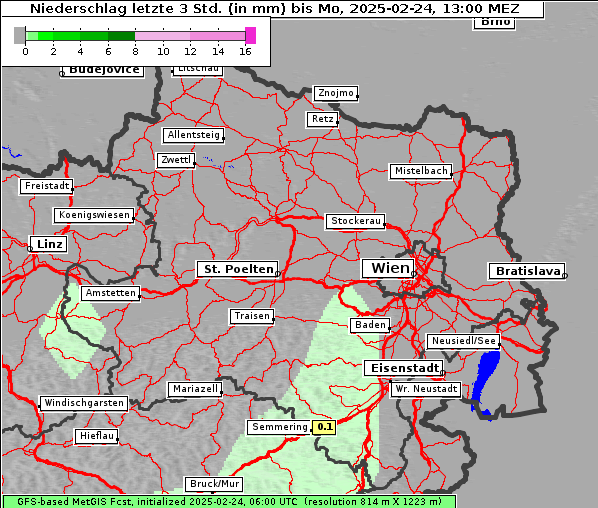 Niederschlag, 24. 2. 2025