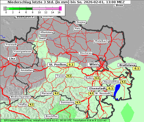 Niederschlag, 1. 2. 2026
