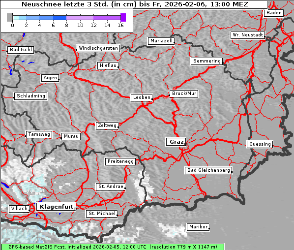 Neuschnee, 6. 2. 2026