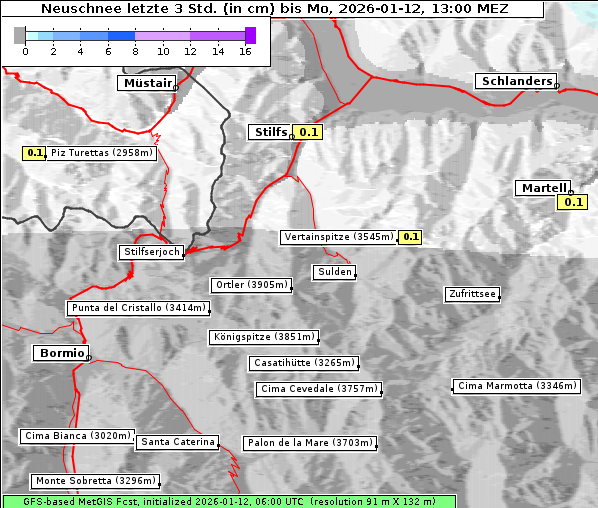 Neuschnee, 12. 1. 2026
