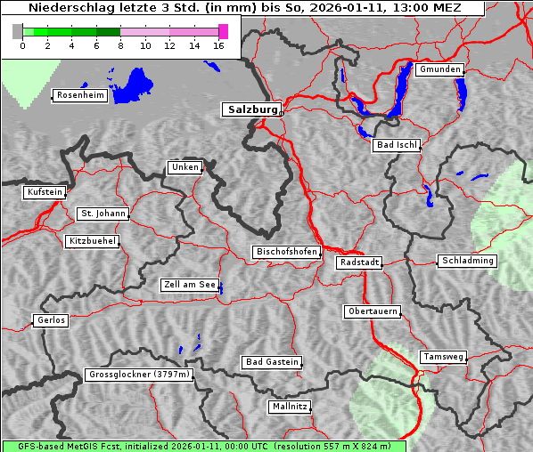 Niederschlag, 11. 1. 2026