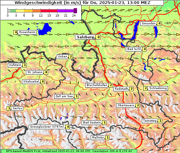 Wind, 23. 1. 2025
