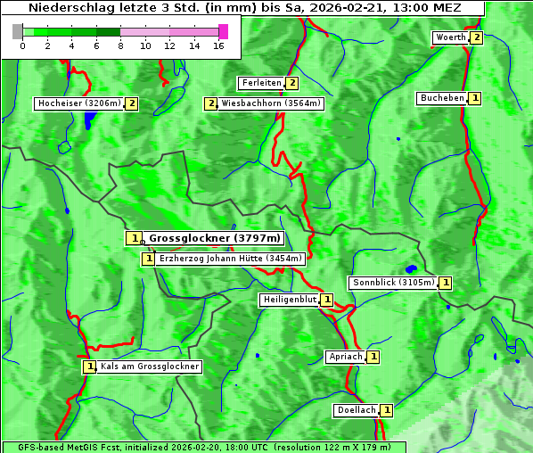 Niederschlag, 21. 2. 2026