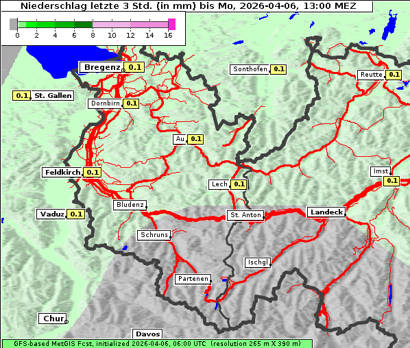 Niederschlag, 6. 4. 2026