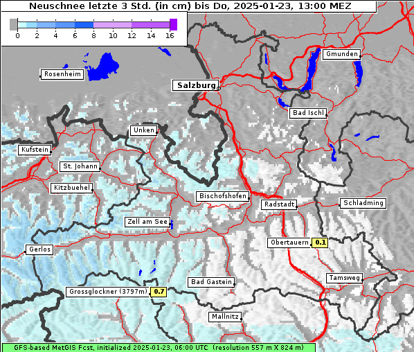 Neuschnee, 23. 1. 2025