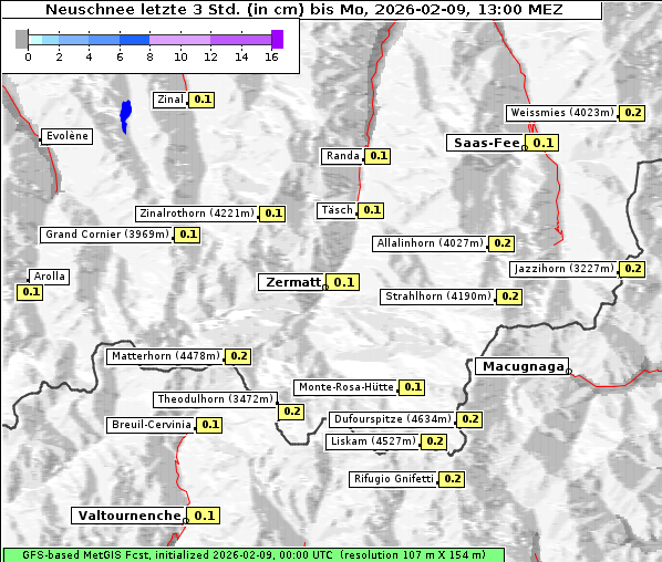 Neuschnee, 9. 2. 2026
