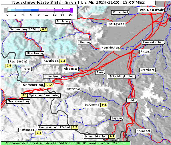 Neuschnee, 20. 11. 2024