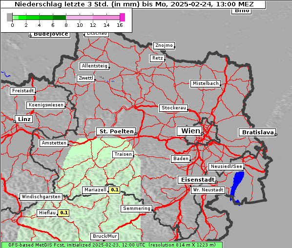 Niederschlag, 24. 2. 2025