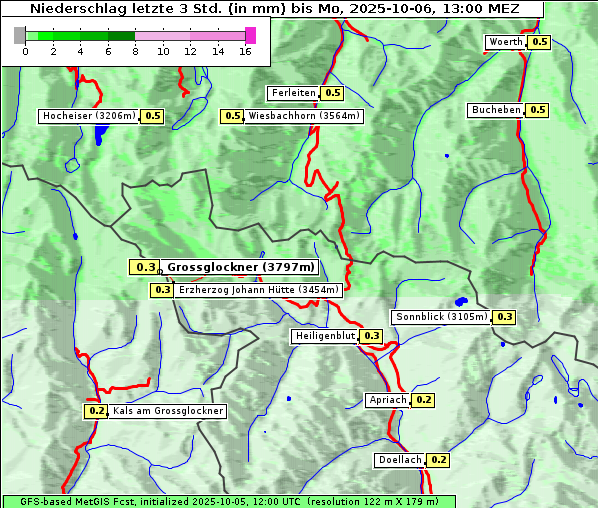 Niederschlag, 6. 10. 2025