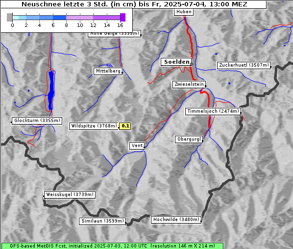 Neuschnee, 4. 7. 2025