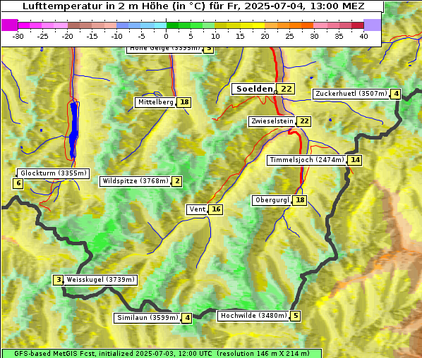 Temperatur, 4. 7. 2025