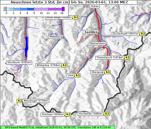 Neuschnee, 1. 3. 2026