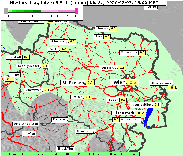 Niederschlag, 7. 2. 2026