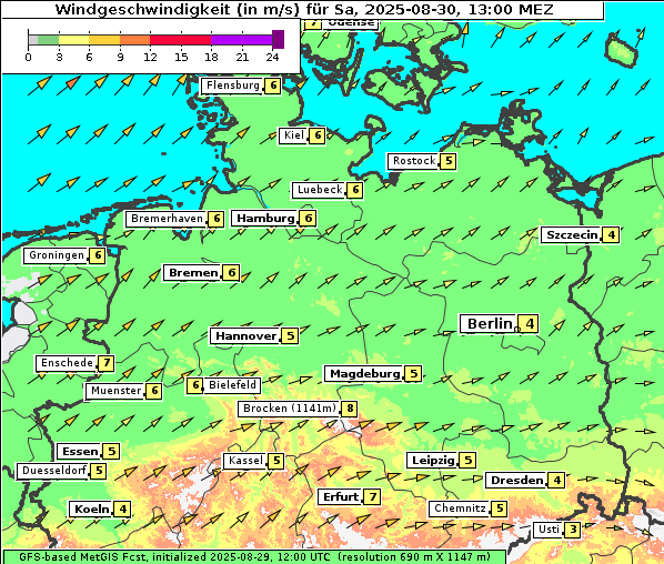 Wind, 30. 8. 2025