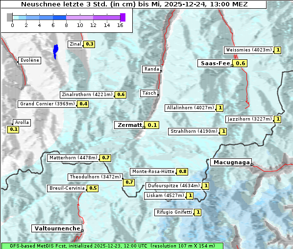 Neuschnee, 24. 12. 2025