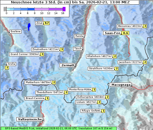 Neuschnee, 21. 2. 2026
