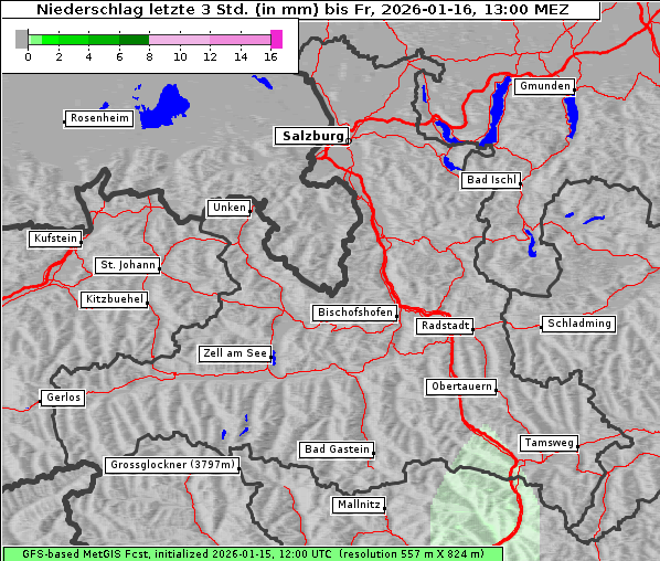 Niederschlag, 16. 1. 2026